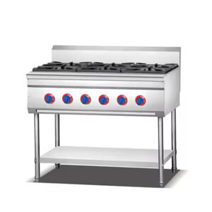 6 Burner Gas Stove with Support