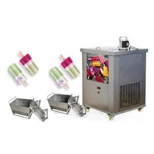 Two Mold Popsicle Ice Cream Machine