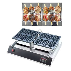 Honeycomb stick waffle baker
