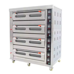 4 Deck 16 Tray Gas Deck Oven
